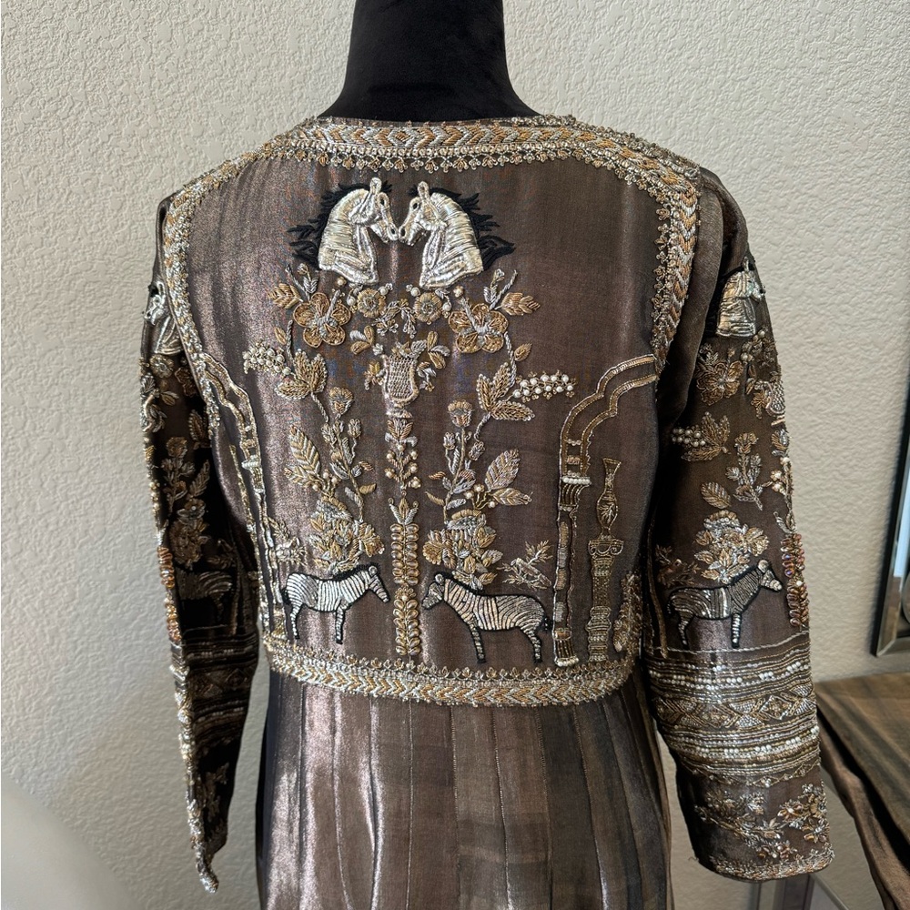 Pakistani/Indian Designer Nida Azwar stunning dress. S/M - Picture 9 of 16